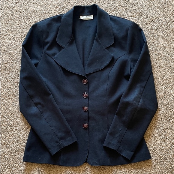 Jay Jacobs Vintage Black Women's Blazer - Picture 1 of 16